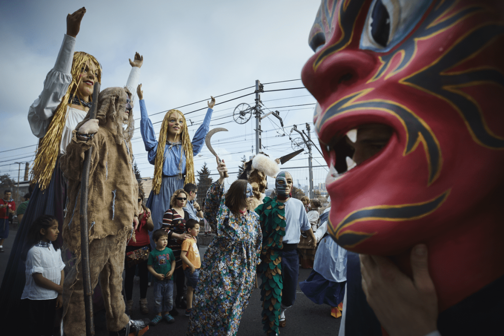 Maskarada de Lamiako, Leioa